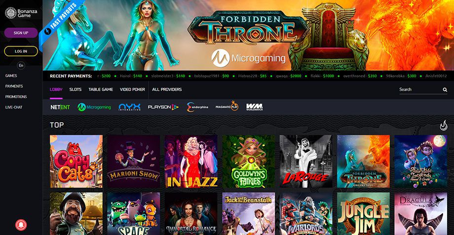 Bonanza Game Casino - Zawsze wygrywaj z każdym zakładem!