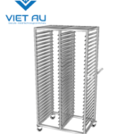XE ĐẨY KHAY CƠM - 1 TẦNG 2 KHAY