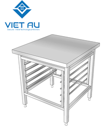 BÀN ĐỂ LÒ NƯỚNG CÓ V BÊN DƯỚI