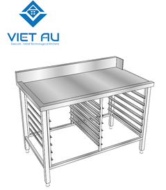 BÀN BÁT SẠCH TỪ TRÁI SANG CÓ V RACK
